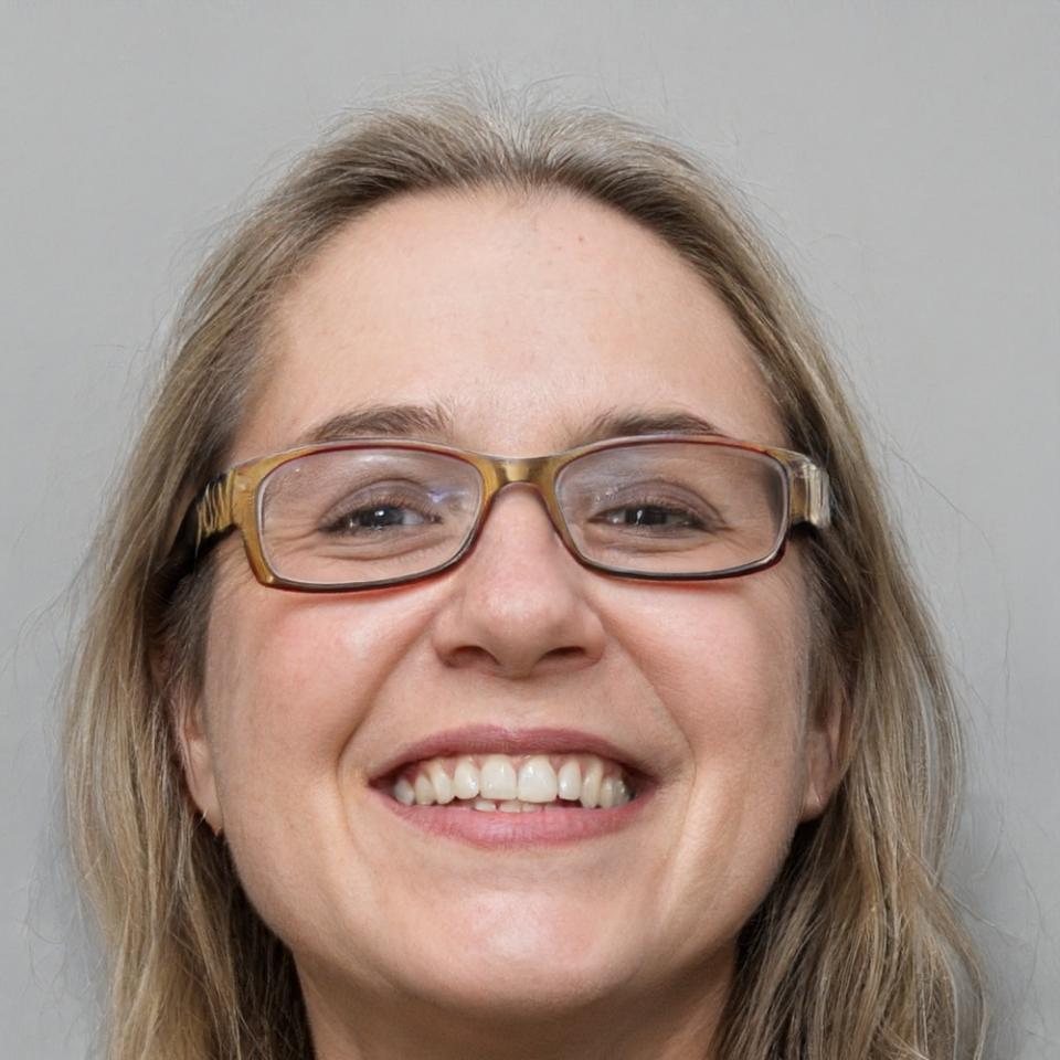 Portrait d'une professionnelle souriante représentant l'équipe partenariats